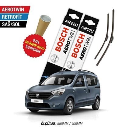 Dacia Dokker Silecek Takımı (2012-2015) Aerotwin