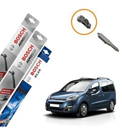Citroen Berlingo Muz Silecek Ön Arka Aeroeco 2009-2020