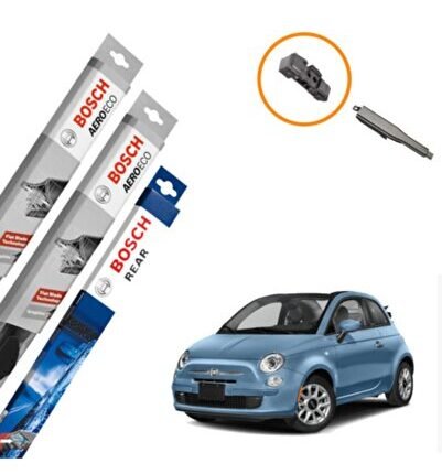 Fiat 500 Muz Silecek Takımı Ön Arka Aeroeco 2008-2020