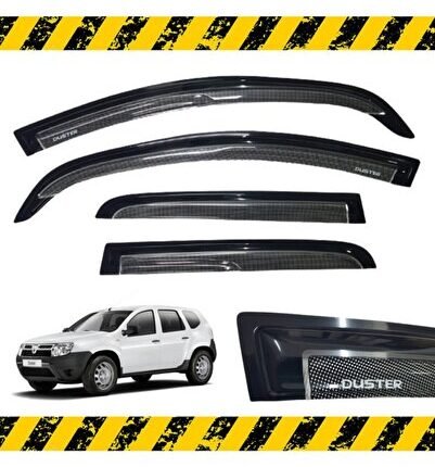 Dacia Duster Mügen Cam Rüzgarlığı Benekli 2010 - 2017 Arası 4 Cam Set