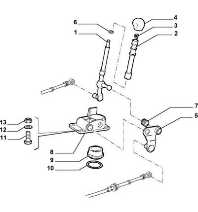Fiat 100150604 Topuz, Vites Palio