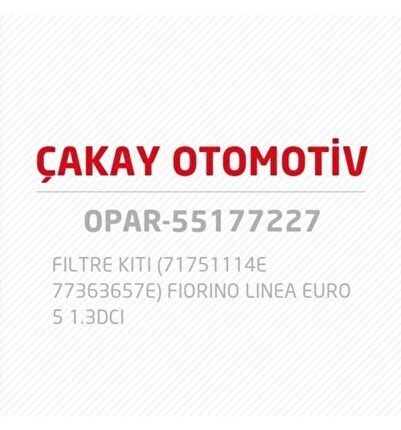 YAKIT FILTRESI LINEA FIORINO G.PUNTO 1.3 EURO 5 OPAR 77363657E-METAL