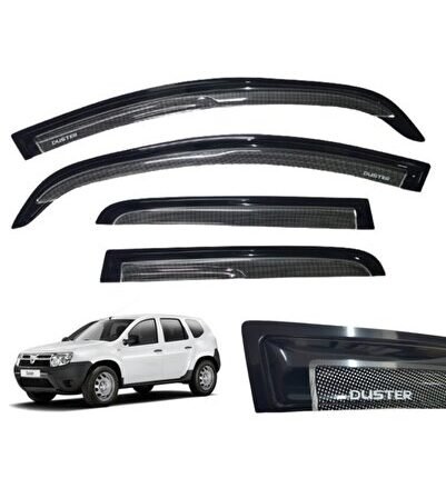 Dacia Duster Mügen Cam Rüzgarlığı Benekli 2010 - 2017 Arası 4 Cam Set