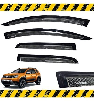 Dacia Duster Mügen Cam Rüzgarlığı Benekli 2018 Sonrası Son Kasa 4 Cam Set