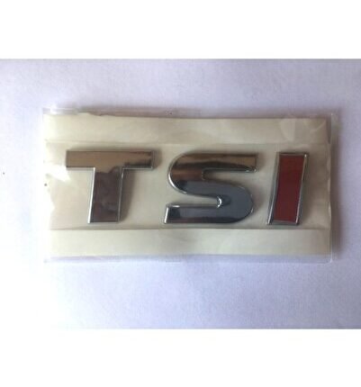 Volkswagen Tsi Bagaj Yazısı Tek Kırmızı 5k0853675m