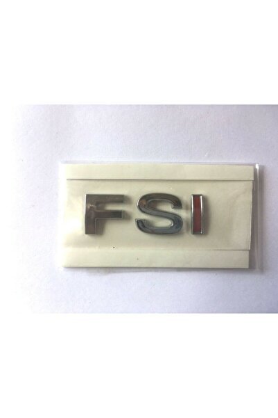 0_org_zoom-411.jpg Volkswagen Fsi Bagaj Yazısı Tek Kırmızı (passat B6 - Jetta 5) - Görsel 1