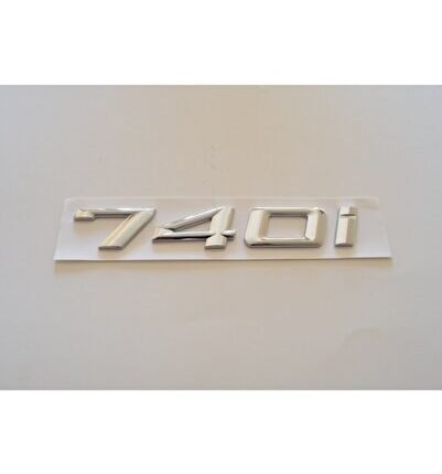 E65 740i Bagaj Yazısı