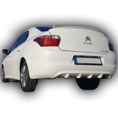 Citroen Elysee Uyumlu Yedek Parça  Arka Difüzör FiberBoyalı