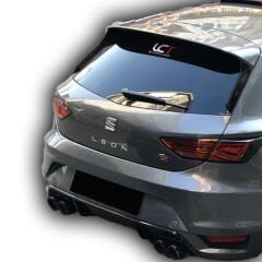 Seat Leon MK3.5 Uyumlu Yedek Parça Çift Çıkış Difüzör PlastikBoyalı