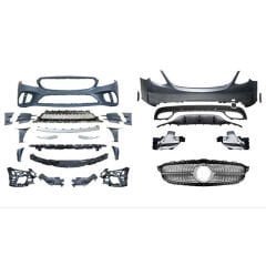 Mercedes W205 C Serisi Uyumlu Yedek Parça Makyajlı Amg Body Kıt (Oem Amg Dönüşüm)