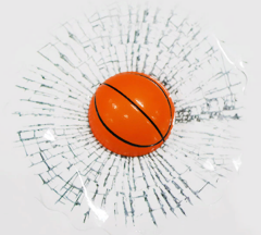 1721842016127919_min.png Basketbol Toplu 3 Boyutlu Kırık Cam Sticker - Görsel 1