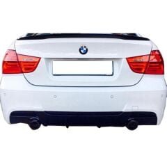 Bmw E90 3 Serisi 2006-2012 Uyumlu Yedek Parça M Performance Difüzör Plastik Boyasız