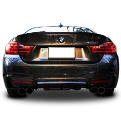 Bmw F32 - F33 - F36 4 Serisi 2013-2020 Uyumlu Yedek Parça M Performance Difüzör (Sağ Sol Çift) Plastik Boyasız