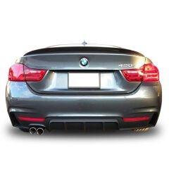 Bmw F32 - F33 - F36 4 Serisi 2013-2020 Uyumlu Yedek Parça M Performance Difüzör (Sol Tek) Plastik Boyasız