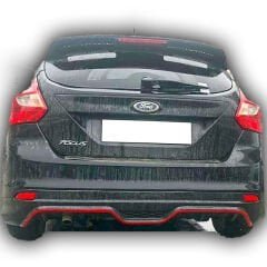Ford Focus 3 Hb Uyumlu Yedek Parça   2011 - 2014 Sport Difüzör Plastik Boyasız