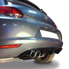 Volkswagen Scirocco 2009 - 2014 Uyumlu Yedek Parça Difüzör Sol Çift Çıkış Plastik Boyasız
