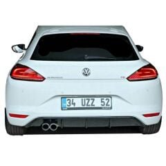 Volkswagen Scirocco 2015 - 2017 Uyumlu Yedek Parça Difüzör Sol Çift Çıkış Plastik Boyasız