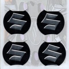 Suzuki Uyumlu Yedek Parça Siyah Alüminyum Yapıştırma Jant Göbeği 4Lü 60mm