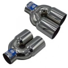 Çiftli 3MM M Model Krom Egzoz Ucu 76x100 800-010R