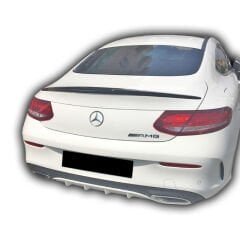 1728805766475261_min.jpeg Mercedes W205 C Serisi Uyumlu Yedek Parça Coupe Spoiler Boyalı - Görsel 1
