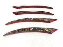 Mercedes W205 2015-2018 Uyumlu Yedek Parça Sis Kaşı 4 Parça (krom)