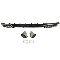 Audi A3 RS3 HB 2013-2016 Uyumlu Yedek Parça Difüzör ve Egzoz Ucu