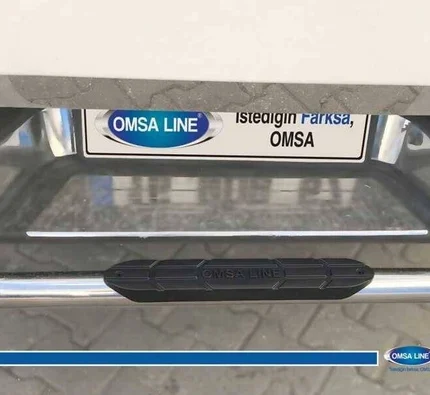 OMSA Mitsubishi L200 Arka Koruma Çap:76 Krom 2015-2019 Arası