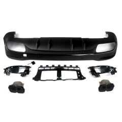 GLE 2019+ İçin GLE63 Difüzör Ve Egzoz Seti (Siyah)(Amg İçin)