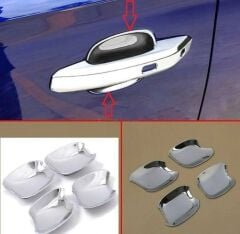 1803119148362675_min.jpeg Audi Q5 Uyumlu Yedek Parça 2010-2017 Kapı Kolu İç Kaplama Abs Krom - Görsel 1