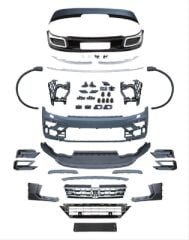 Tiguan 2016-2021 İçin Uyumlu Yedek Parça R-Line Body Kit (Ön Tampon-Panjur-Difüzör- Spoiler)