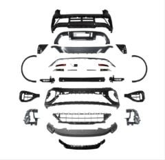2022+ Makyajlı T-Roc Uyumlu Yedek Parça İçin R Body Kit(Egzoz Dahil)