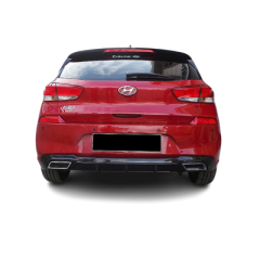 Hyundai İ30 2017 - 2020 Custom Difüzör Plastik Boyasız