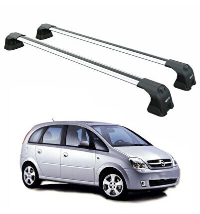 Opel Meriva A (2003-2010) Portbagaj Taşıyıcı Ara Atkı Aparatı Paw Pro 3 Gri