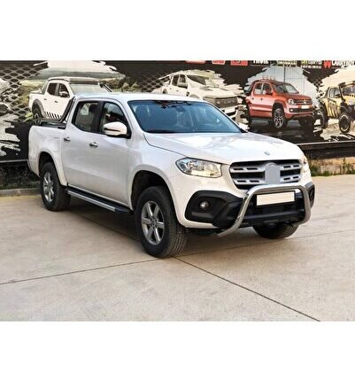 Nissan Navara 2006+ Off Road Uyumlu Yedek Parça Krom Ön Koruma Ön Tampon Koruma Demiri Krom Dinamic