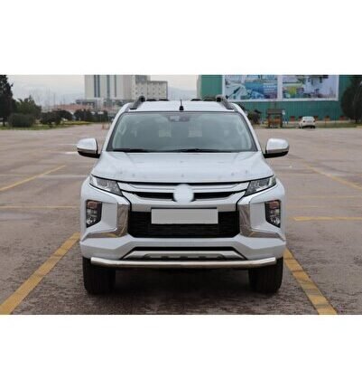 Ford Ranger Uyumlu Yedek Parça 2006+ Off Road Ön Tampon Koruma Demiri Krom (Tekli Bıyık) AQM4WD PST