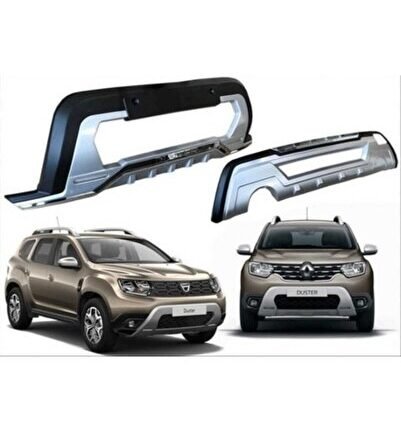 Çmk Dacia Duster 2018 Ön-arka Tampon Koruma