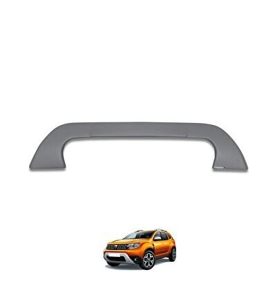 Dacia Duster Ön Tampon Koruma U Model Difüzör Abs Mat Gri 2018-