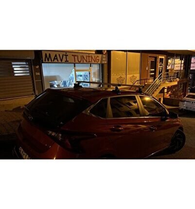 Hyundai i20 2019-2024 arası araca uyumlu ara atkı tavan çıtası Aleminyum Set