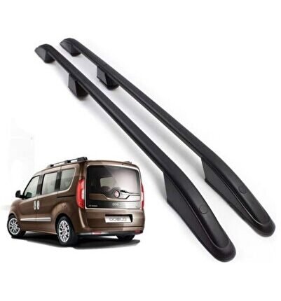 Fiat doblo 2 3 tavan çıtası port bagaj taşıyıcı siyah 2010 / 2020