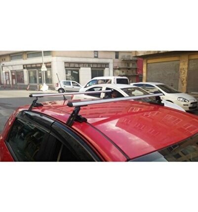 Ford Fiesta (2005-2009) 3 Aparatlı Oluksuz Tip Port Bagaj Tavan Çıtası Ara Atkı Barı Çıta