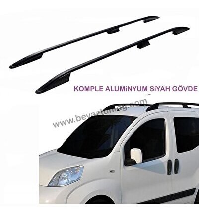 Peugeot Bipper Üst Port Bagaj Tavan Çıtası Siyah