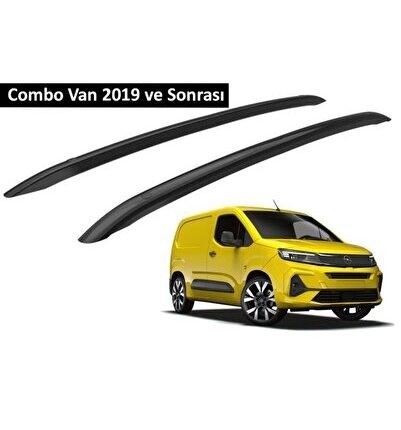 Opel Combo Van 2019 ve Sonrası Orjinal Tip OEM Tavan Çıtası (Siyah Renk)