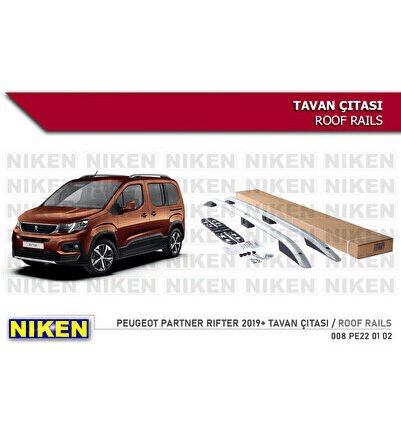 PEUGEOT PARTNER RIFTER 2019-TAVAN ÇITASI KISA SYH