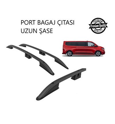 CARAVELLA STYLE UZUN ŞASE 2025 2026 2027 PORTBAGAJ TAVAN ÇITASI SİYAH