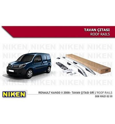 Renault Kango 2 Maxı Tavan Çıtası Uzun Gri 2008-
