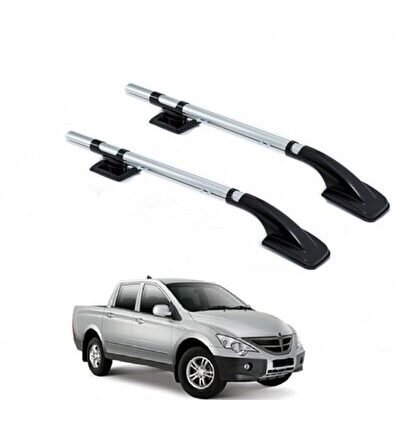 Isuzu Dmax 2012 Sonrası Ara Atkısız Tavan Çıtası Port Bagaj Nikel Uyumlu