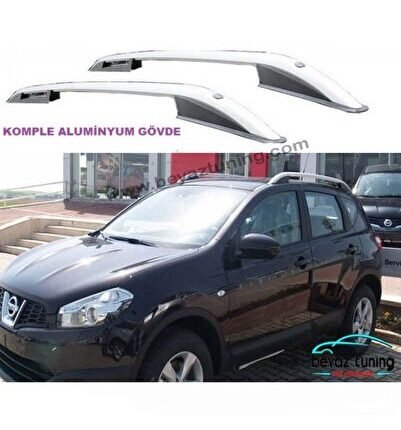 Nissan Qashqai Üst Port Bagaj Tavan Çıtası Gri 2007-2013