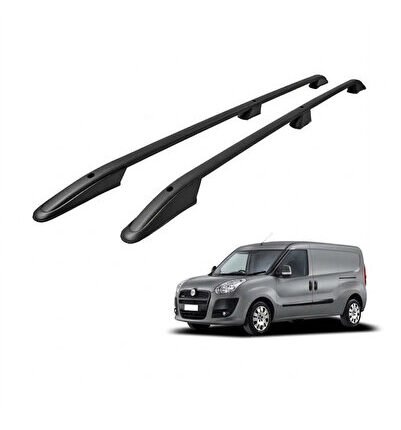 2010-2021 FİAT DOBLO MAXİ UZUN TAVAN ÇITASI SİYAH