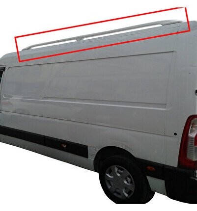 Üniversal 330cm Fiber Tavan Çıtası Parlak Siyah Boyalı