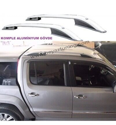 Volkswagen Amarok Üst Port Bagaj Tavan Çıtası Gri